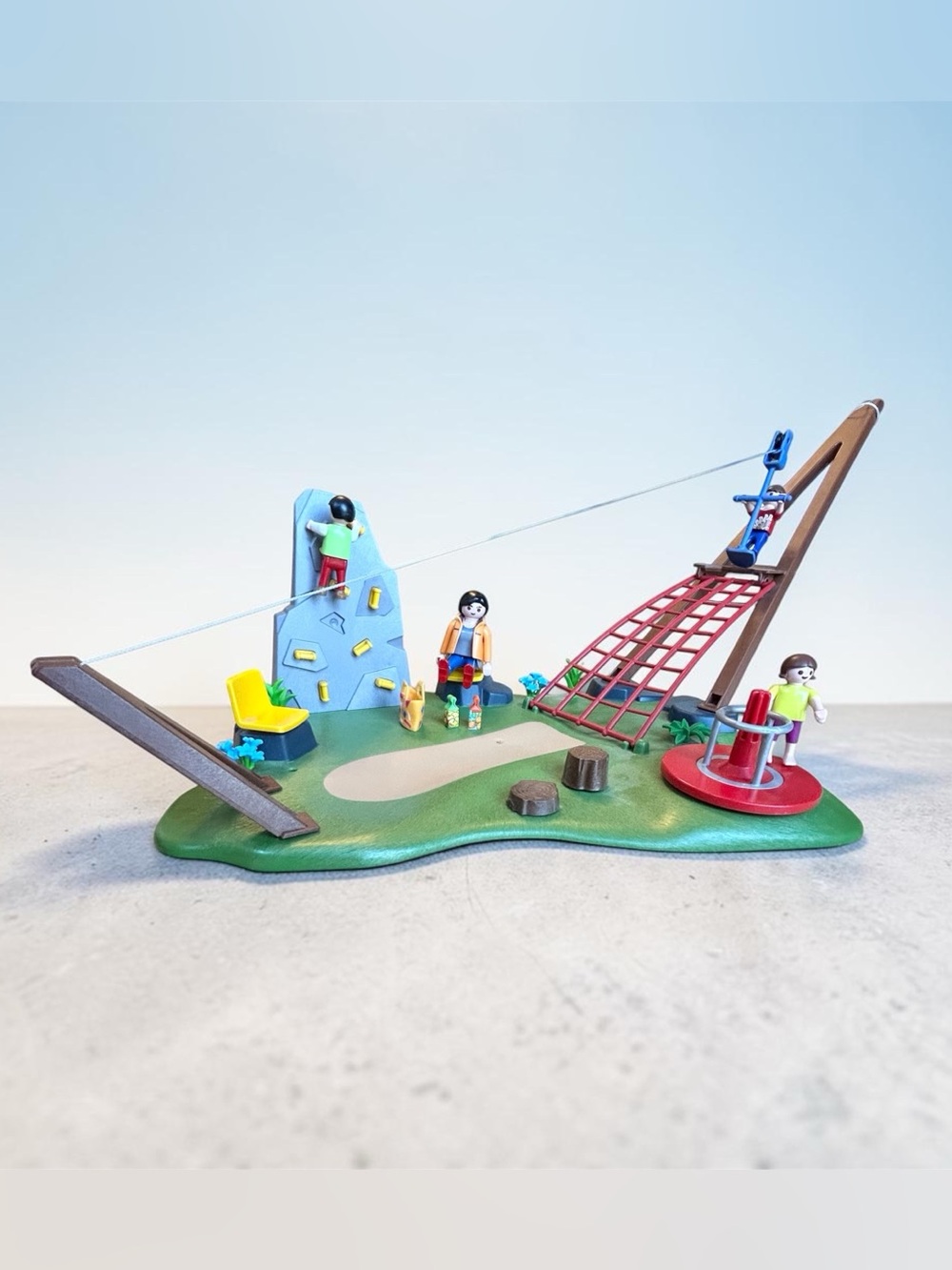 Playmobil SuperSet Playground Rock Climbing Zip Line #4015